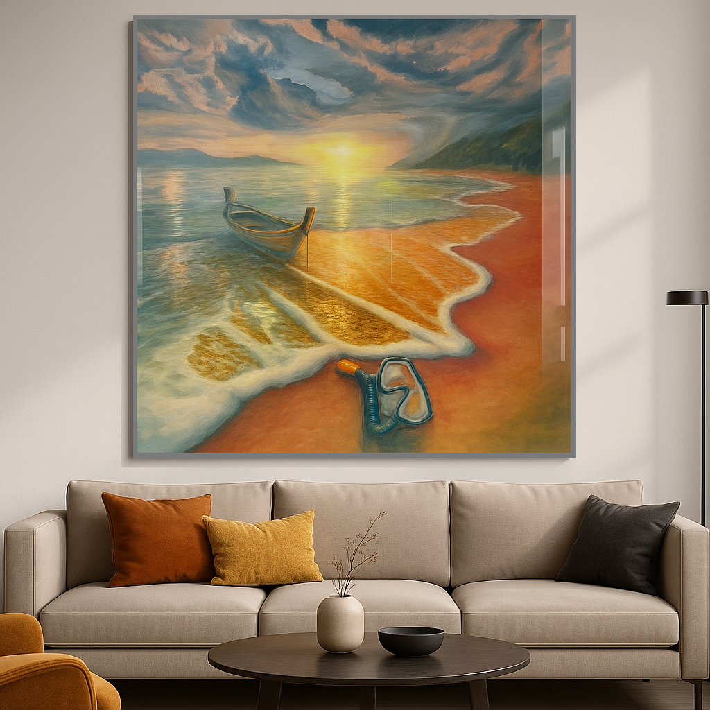 Sand Castle Memories - Print