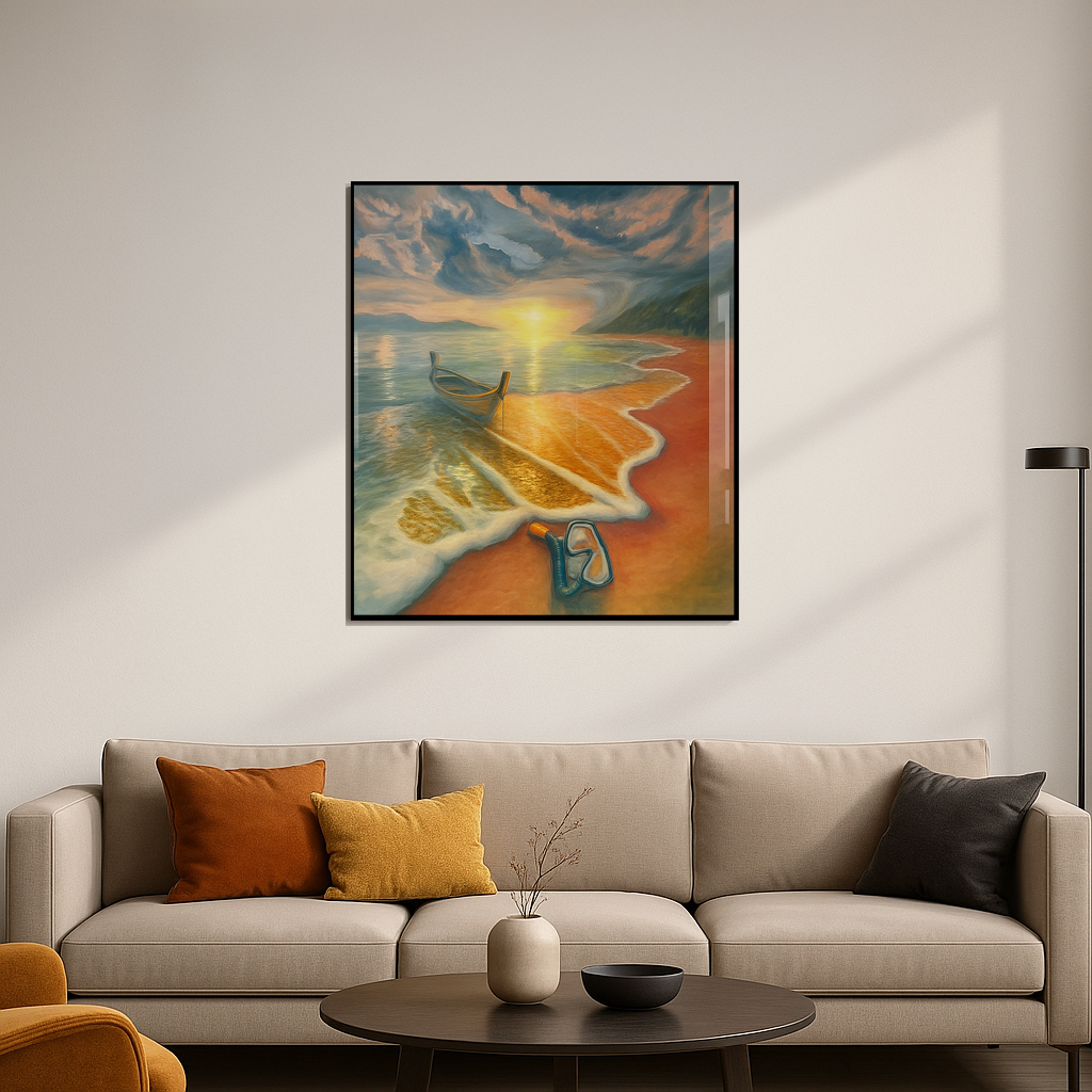 Sand Castle Memories - Print