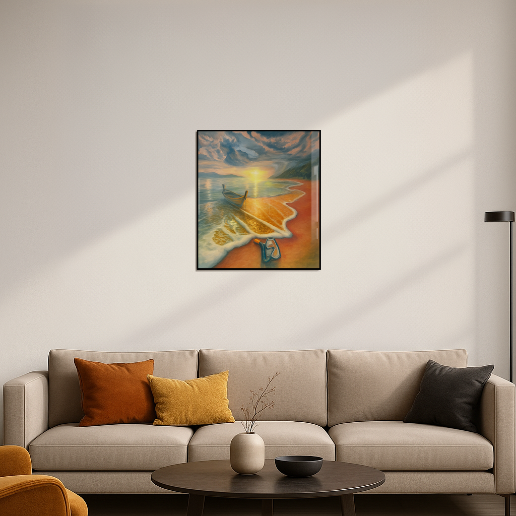 Sand Castle Memories - Print