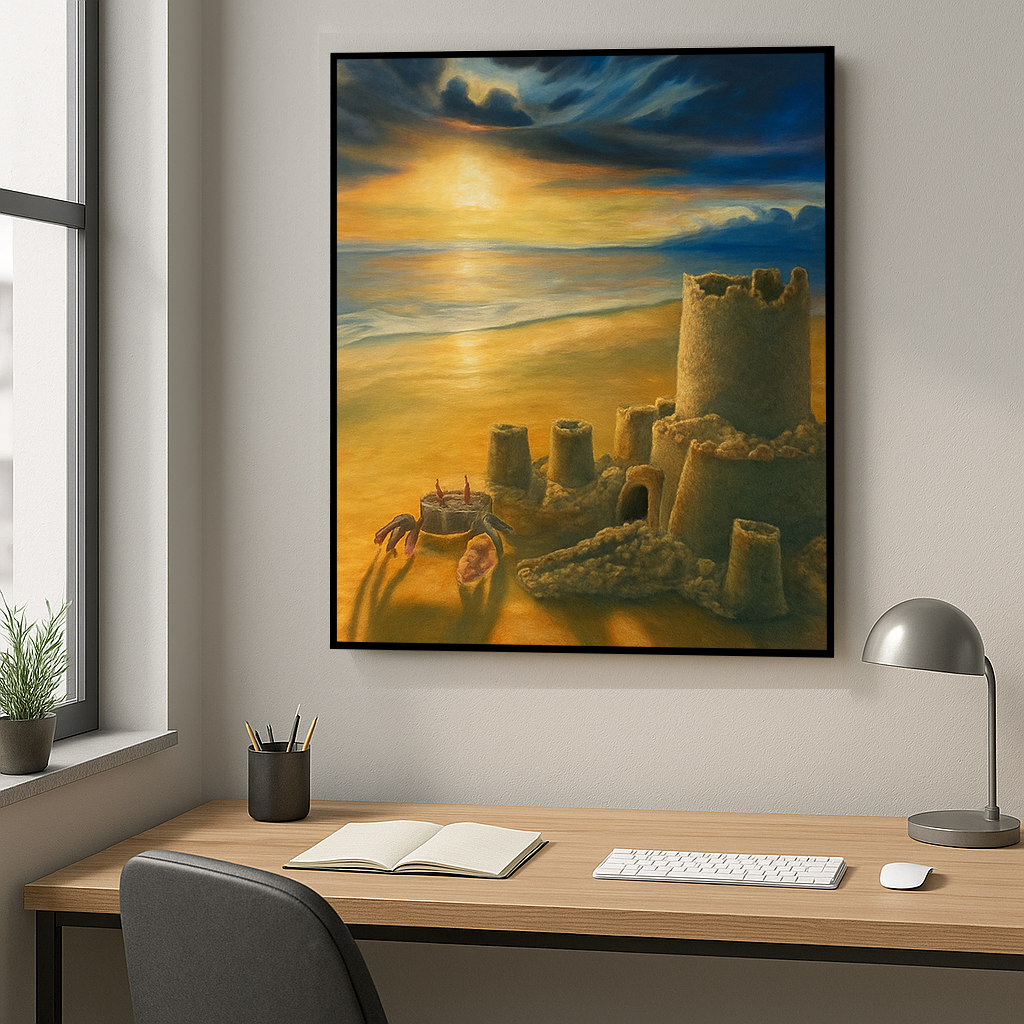 Sand Castle Memories - Print