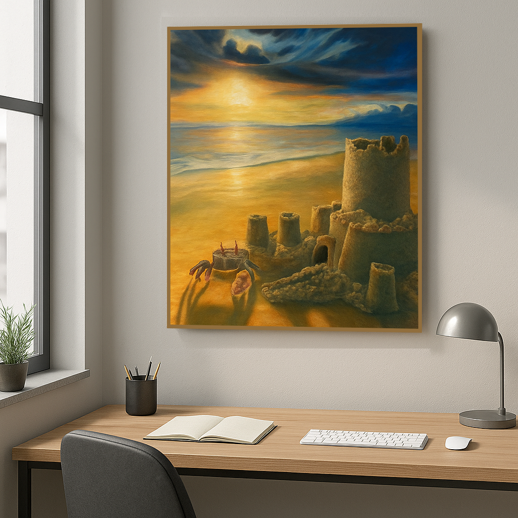 Sand Castle Memories - Print