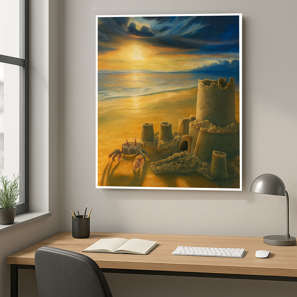 Sand Castle Memories - Print
