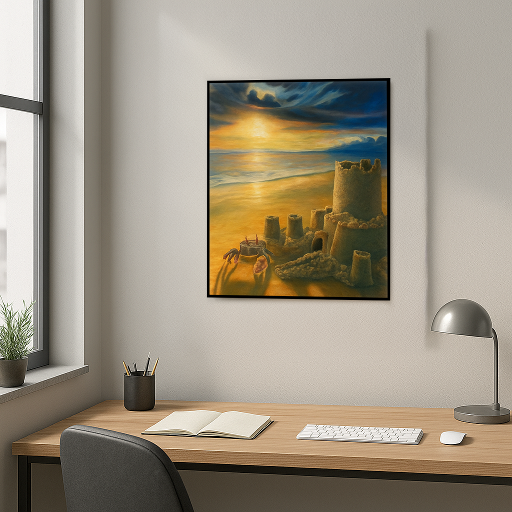 Sand Castle Memories - Print