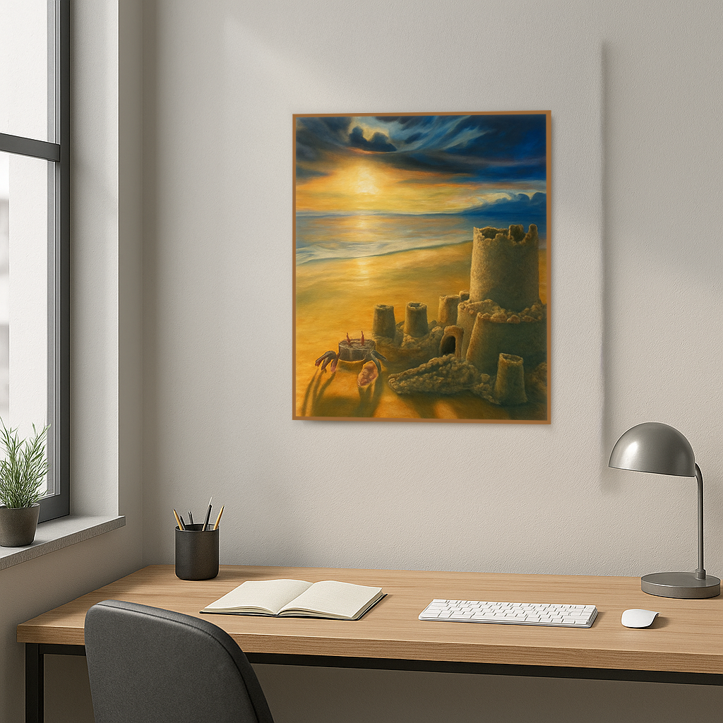 Sand Castle Memories - Print