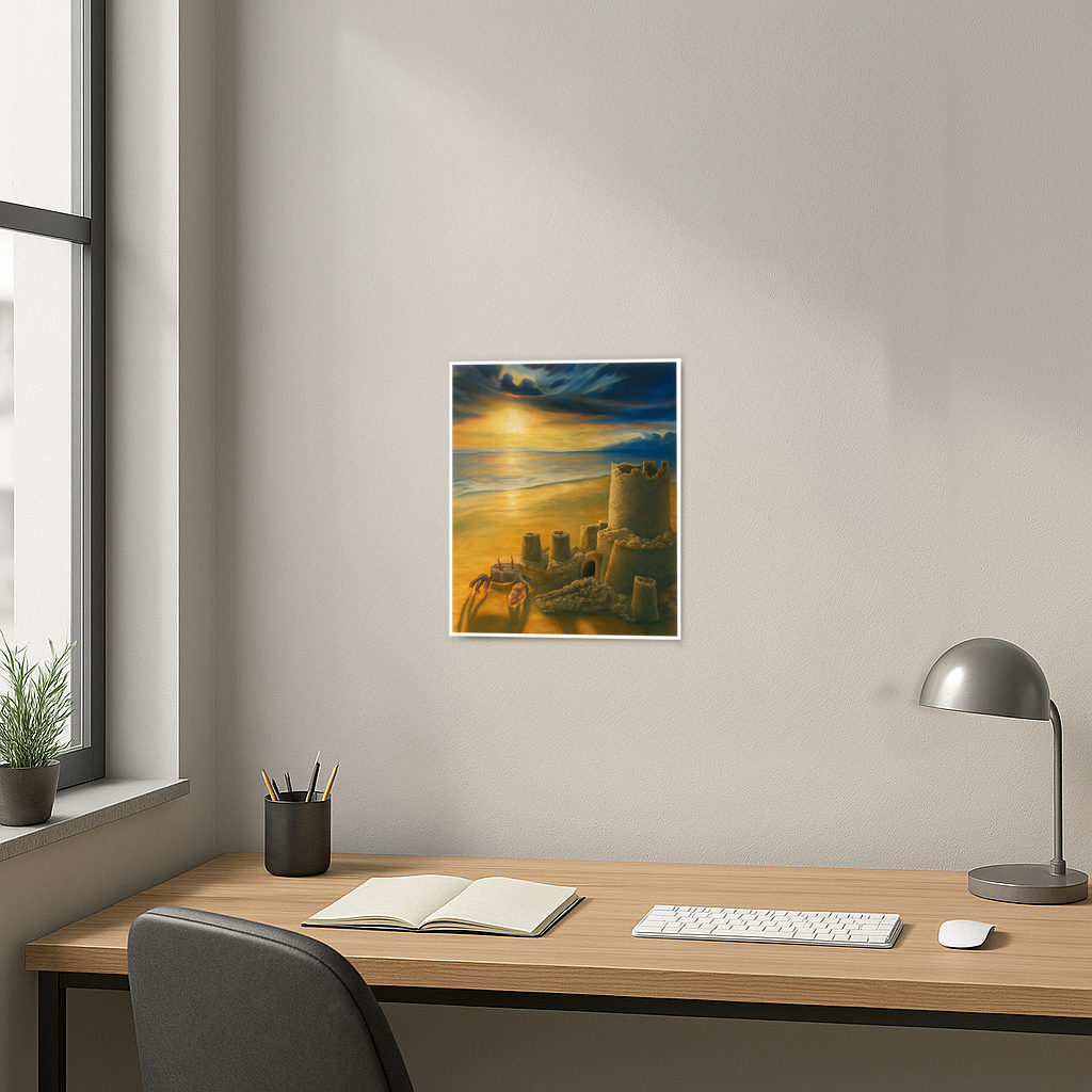 Sand Castle Memories - Print