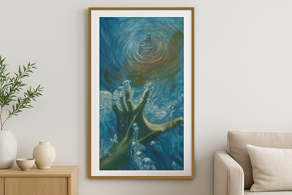 Matthew 14:29-31 - Limited Edition Print