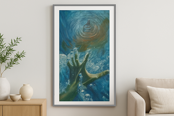 Matthew 14:29-31 - Limited Edition Print