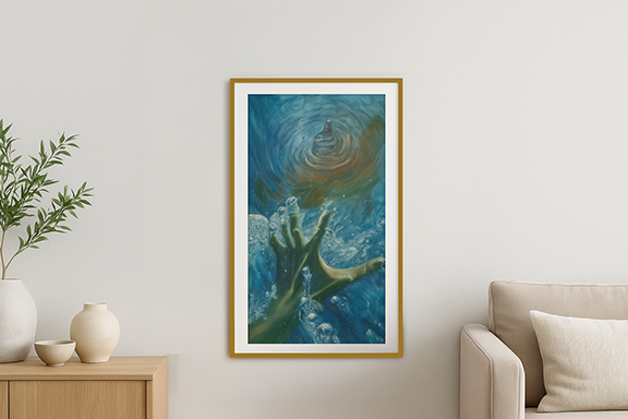 Matthew 14:29-31 - Limited Edition Print