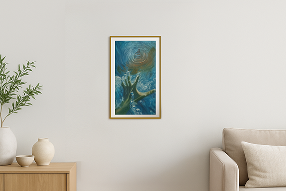 Matthew 14:29-31 - Limited Edition Print