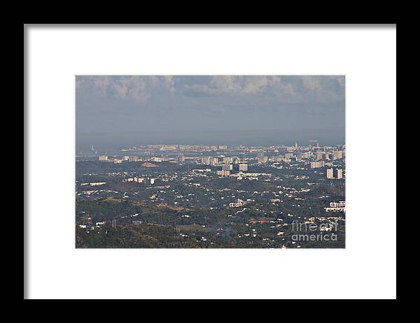 San Juan City - Framed Print