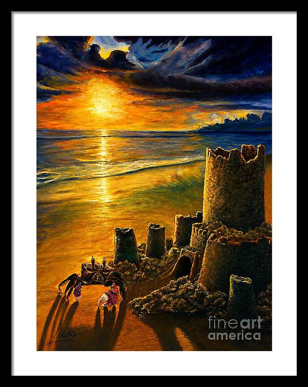 Sand Castle Memories - Framed Print