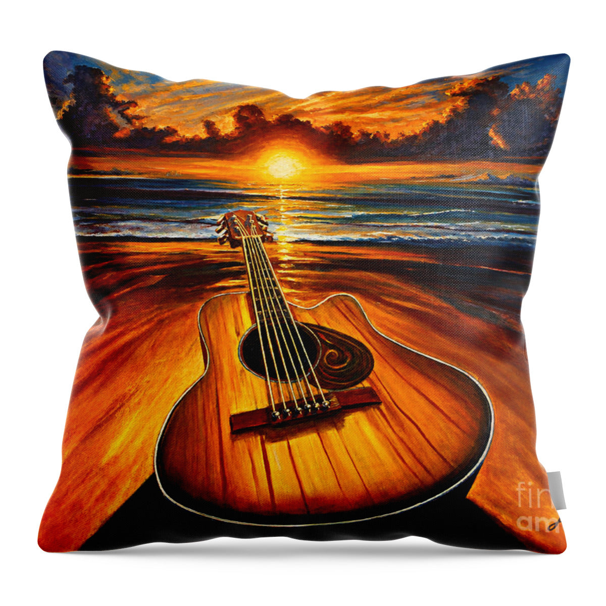 Strings of Memory - Throw Pillow