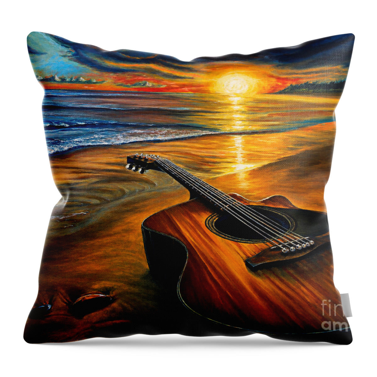 Where the Music Rests - Throw Pillow
